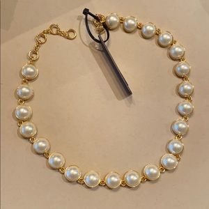 J. Crew AK816 gumdrop pearl necklace NWT with bag